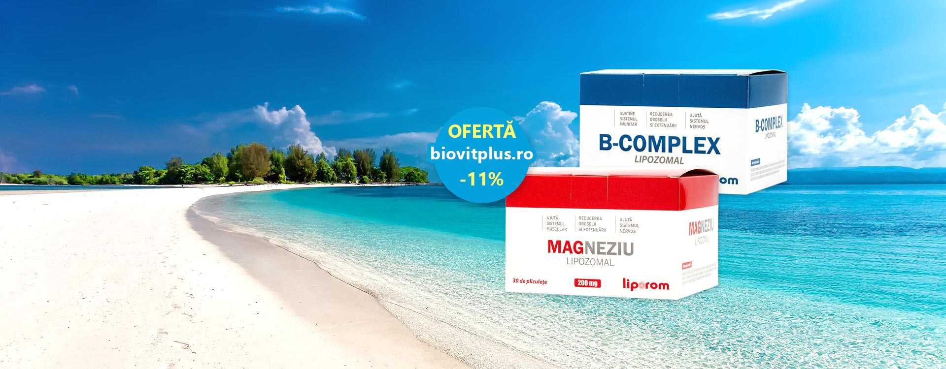 Ofertă Magneziu + B-Complex Lipozomale