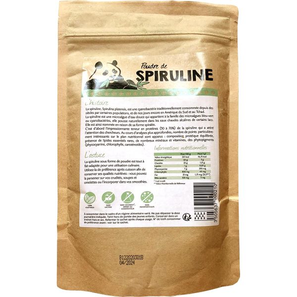 SPIRULINĂ BIO MGD pudră 200g - imagine 3