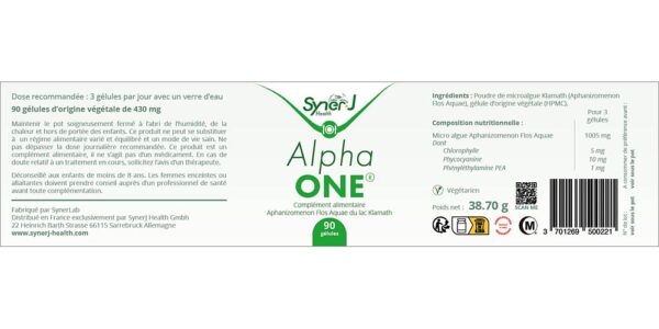 AlphaOne Alga AFA 90 caps. - imagine 2