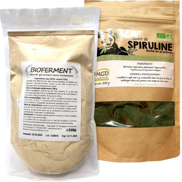 Pachet Ofertă BIOFERMENT + SPIRULINĂ (-10%)