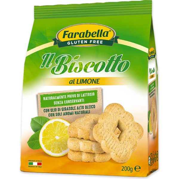 Biscuiți cu lămâie fără gluten Farabella 200g