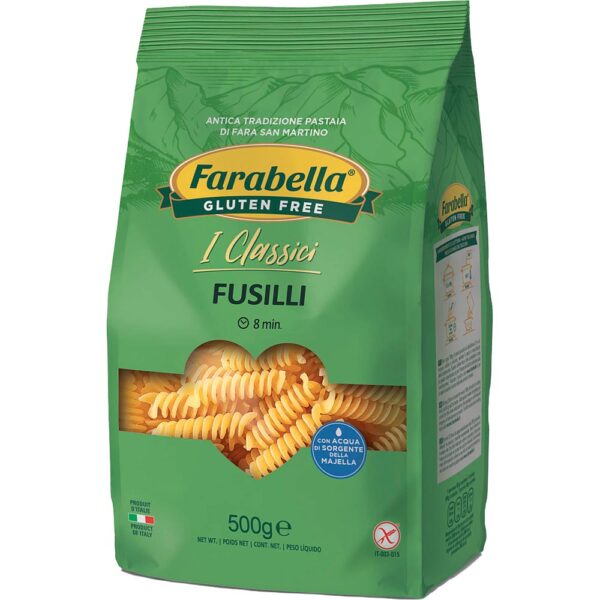 Fusilli Paste fără gluten Farabella 500 g