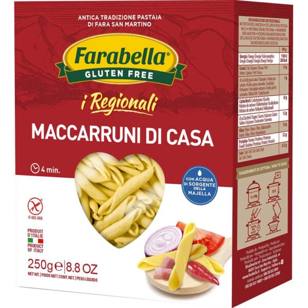 Macaroane de casă fără gluten Farabella 250g