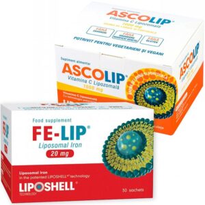 Pachet Ofertă ASCOLIP lămâie + FE-LIP