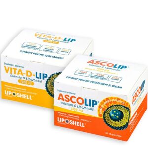 Pachet Ofertă ASCOLIP lămâie + VITA-D-LIP 1000 (-12%)