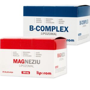 Pachet Ofertă Magneziu Lipozomal + B-Complex Lipozomal (-10%)