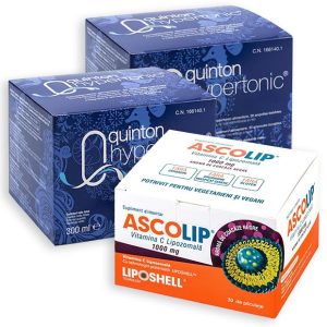 Pachet Ofertă 2 x QUINTON Hipertonic + ASCOLIP coacăze