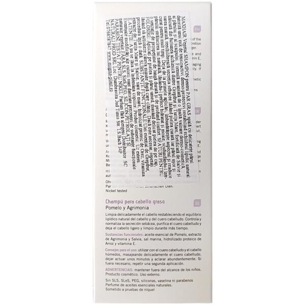 Șampon pentru păr gras Maxhair Vegetal 200 ml - imagine 4