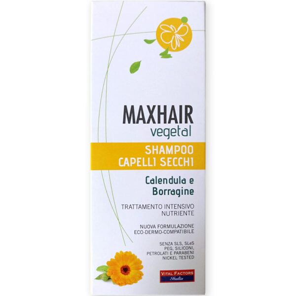 Șampon pentru păr uscat Maxhair Vegetal 200 ml - imagine 2