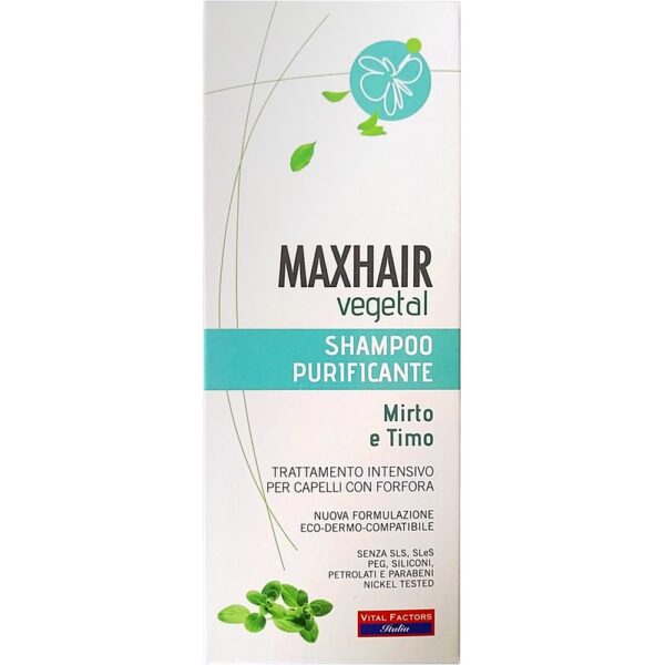 Șampon purificator cu  mirt Maxhair Vegetal 200ml - imagine 2
