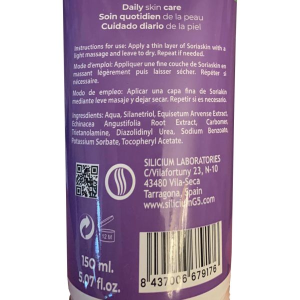 Silicium SoriaSkin Gel 150 ml - imagine 3