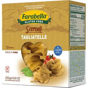 Tagliatelle 5 cereale fără gluten Farabella 250 g